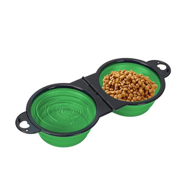 Double bowl portable and retractable