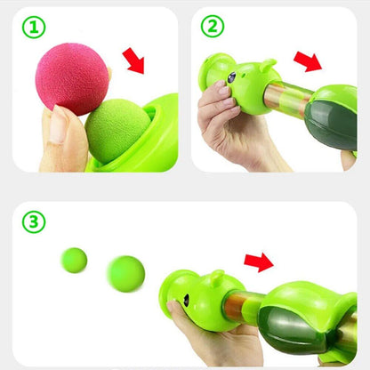 Pea shooter toy for pets