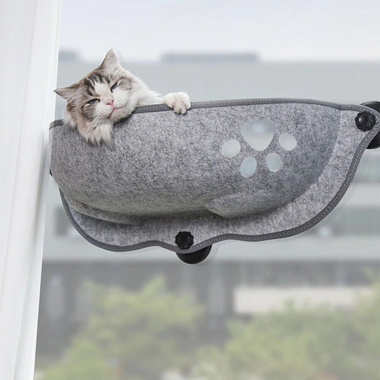 Window hammock for cat with suction cups