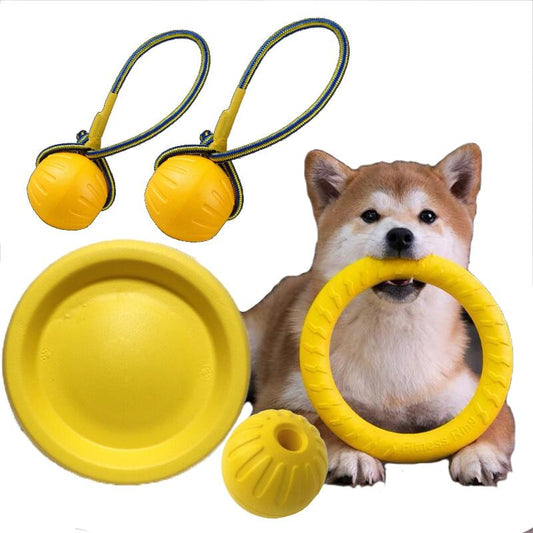 Pet Flying Discs Training Ring Puller Dog Toys