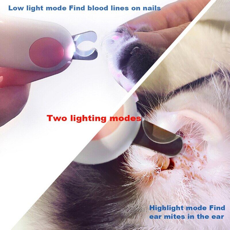 Pet Nail Clipper with LED