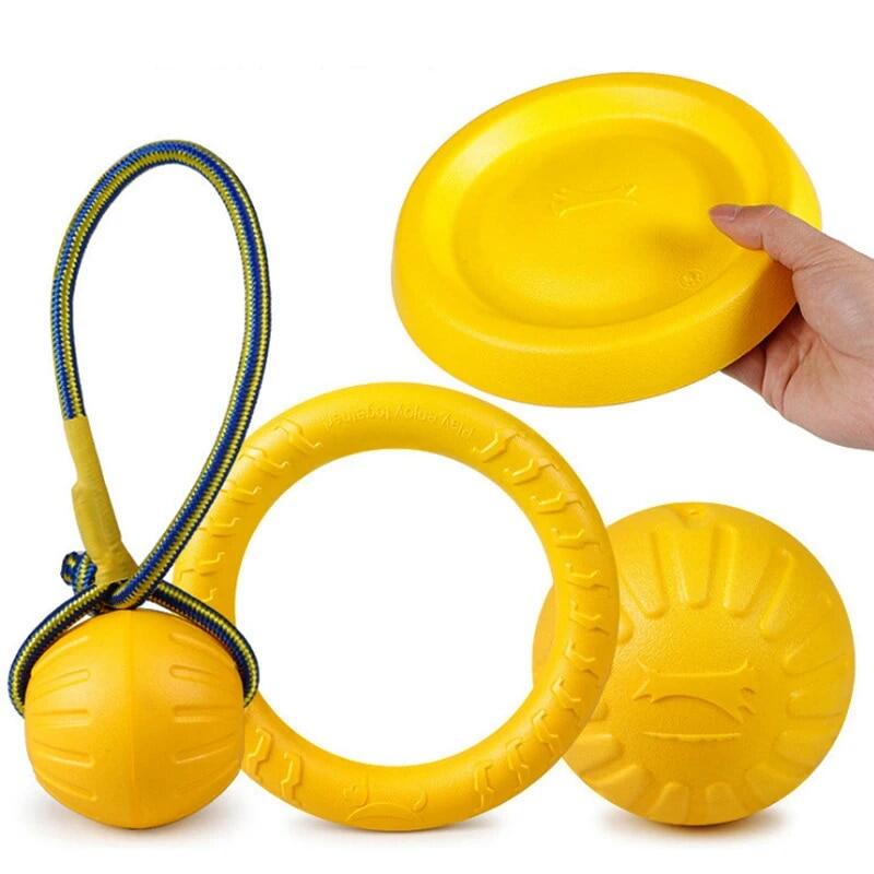 Pet Flying Discs Training Ring Puller Dog Toys