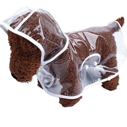 Pet Dog Transparent Rainwear