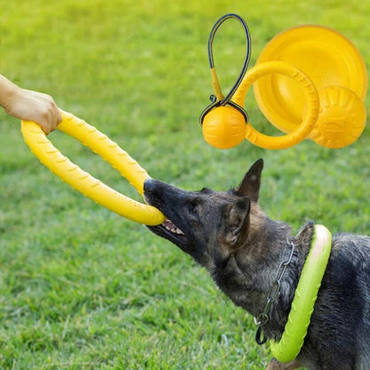 Pet Flying Discs Training Ring Puller Dog Toys