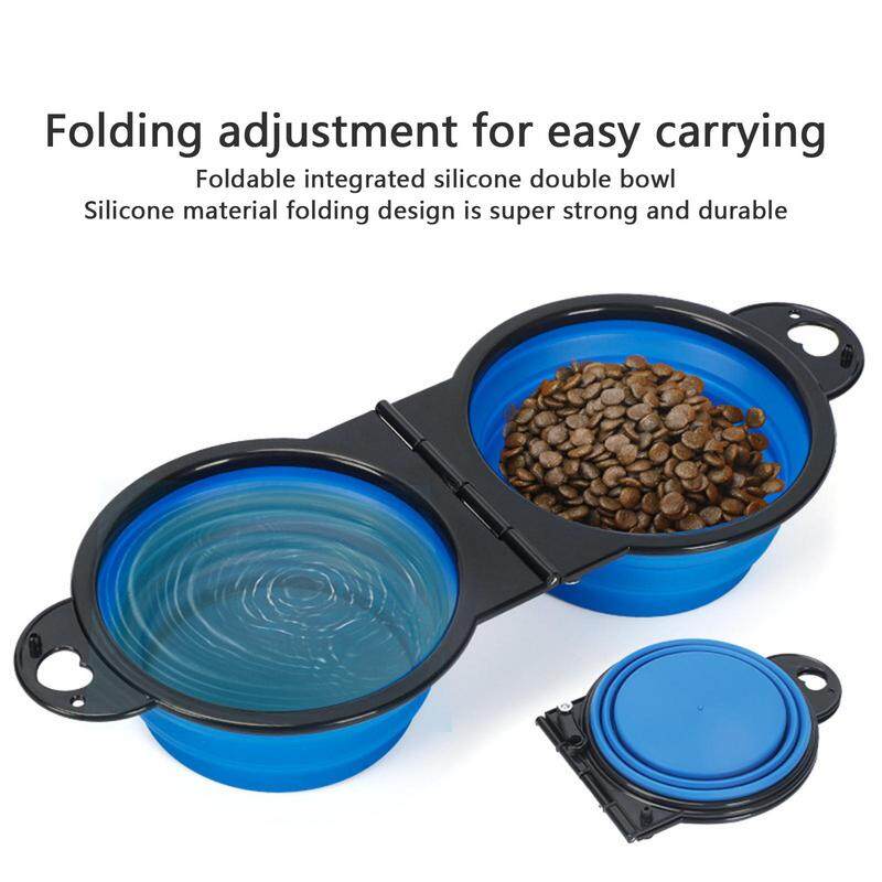 Double bowl portable and retractable